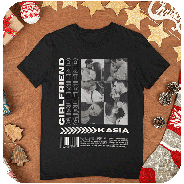 Koszulka Girlfriend z własnym zdjęciem
