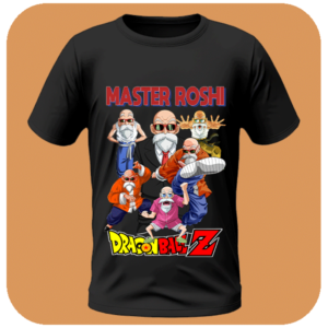 Koszulka Bootleg Master Roshi – Retro styl Dragon Ball