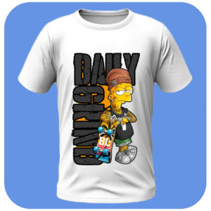 Koszulka Simpson Street – Bart w streetwearowym stylu