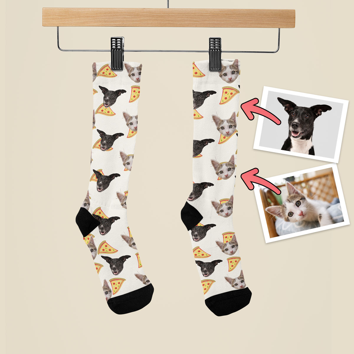 Skarpetki z Twarzą - Pizza - obrazek 4