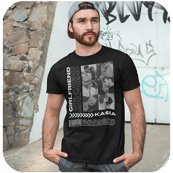 Koszulka Girlfriend z własnym zdjęciem