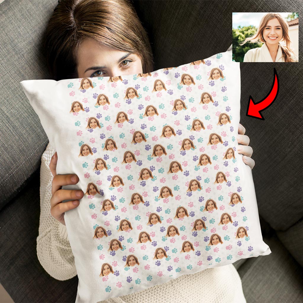 Poduszka z Pupilem - Łapki