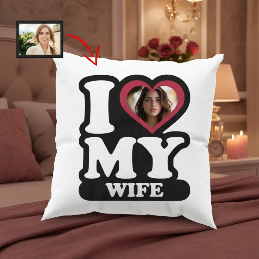 Poduszka dla żony I love my Wife