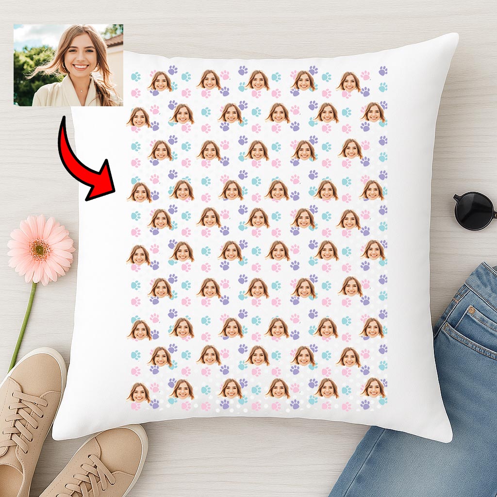 Poduszka z Pupilem - Łapki