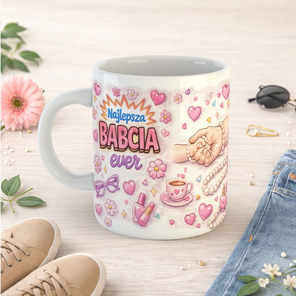 Kubek dla Babci efekt 3D